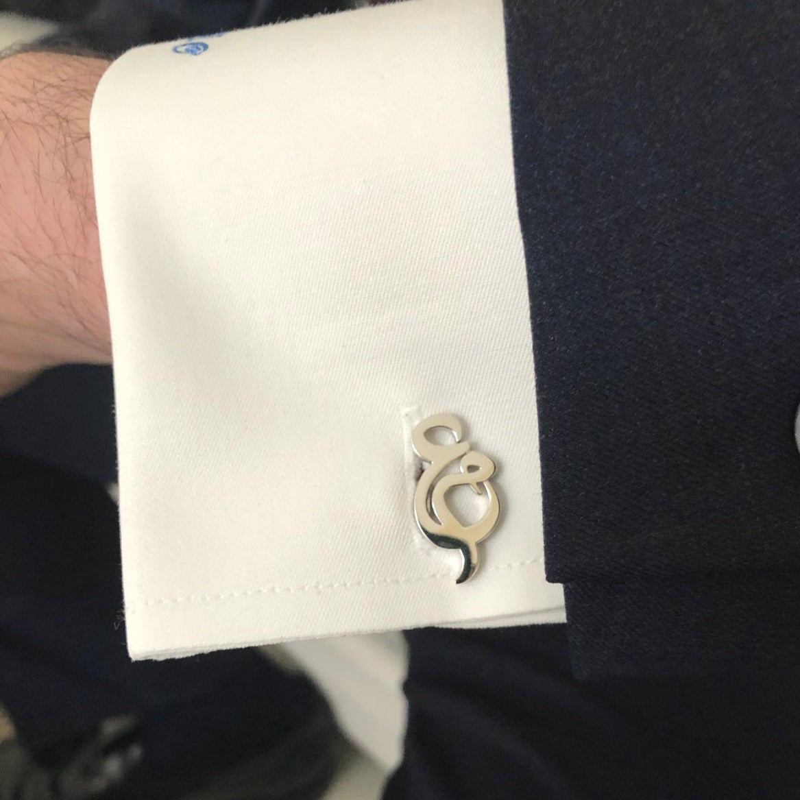 Customised Cufflinks with Arabic Letters