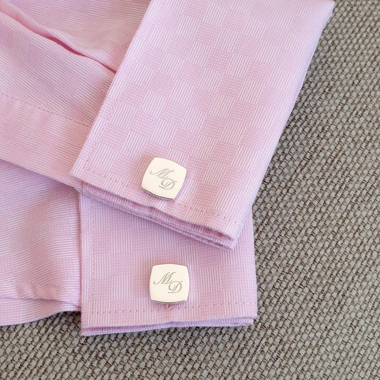 Customized Square Shape Cufflinks