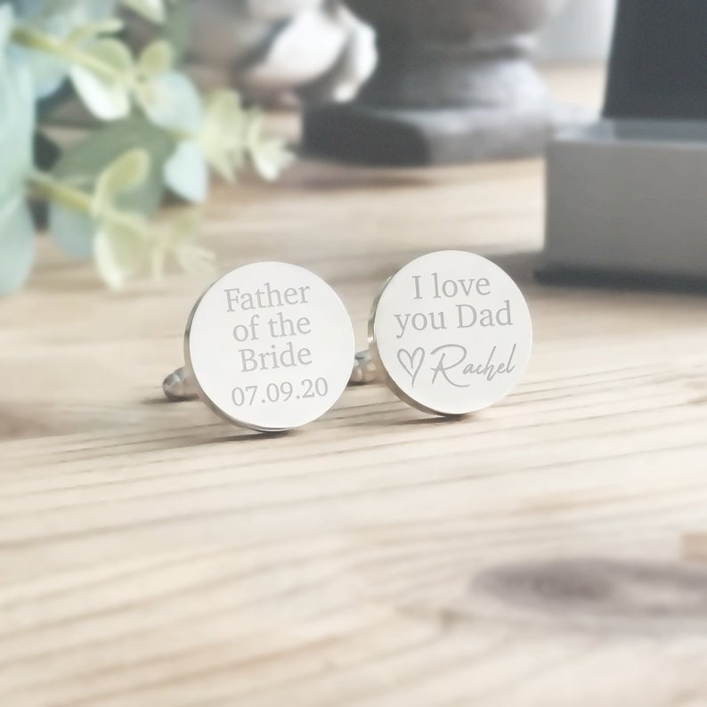 Customized Cufflinks with Engraving