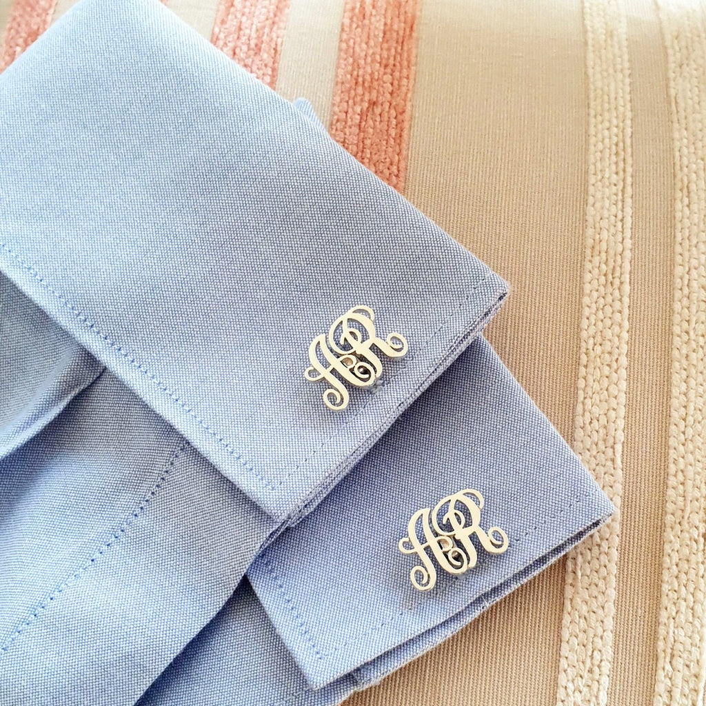 Customized Monogram Cufflinks