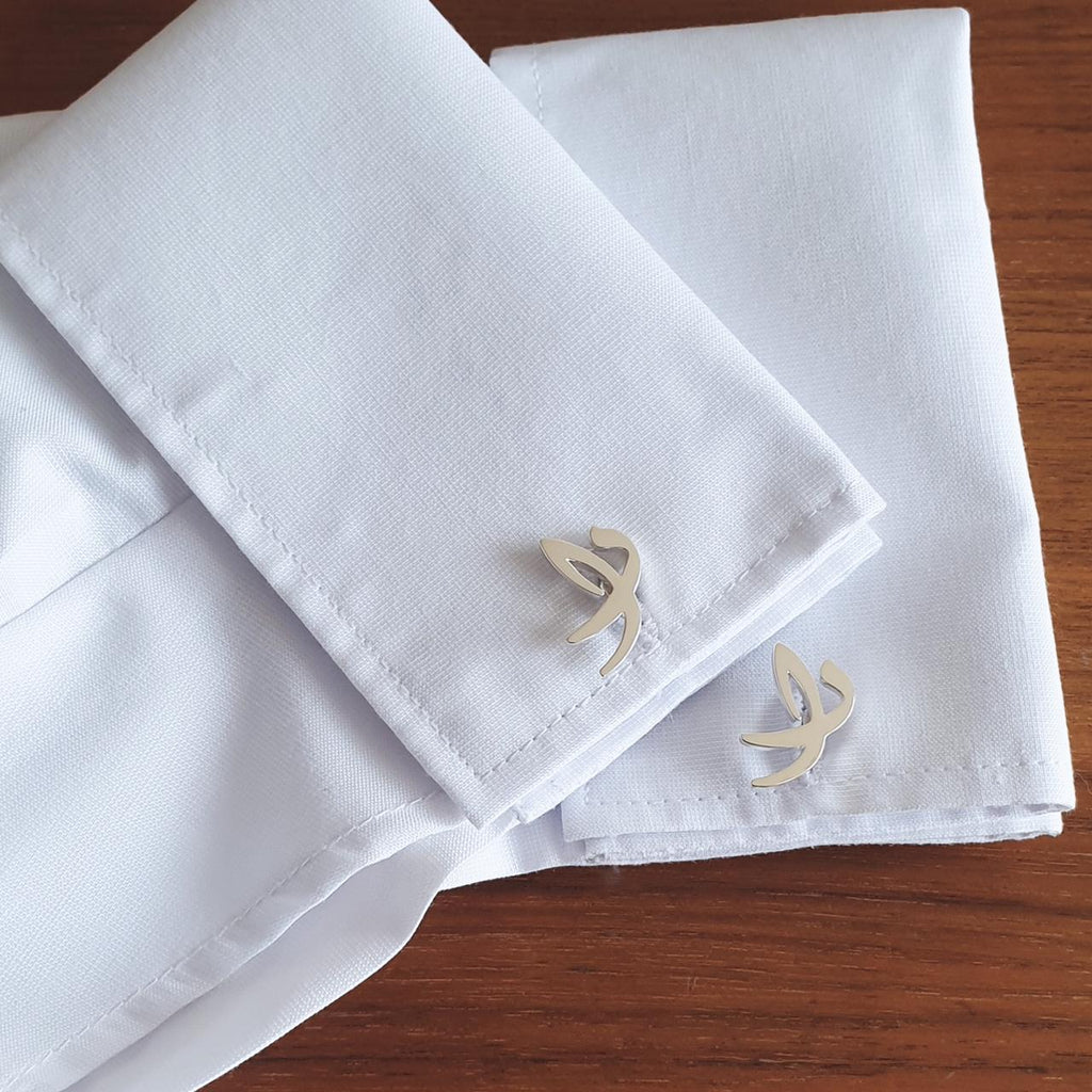 Customised Cufflinks with Arabic Letters