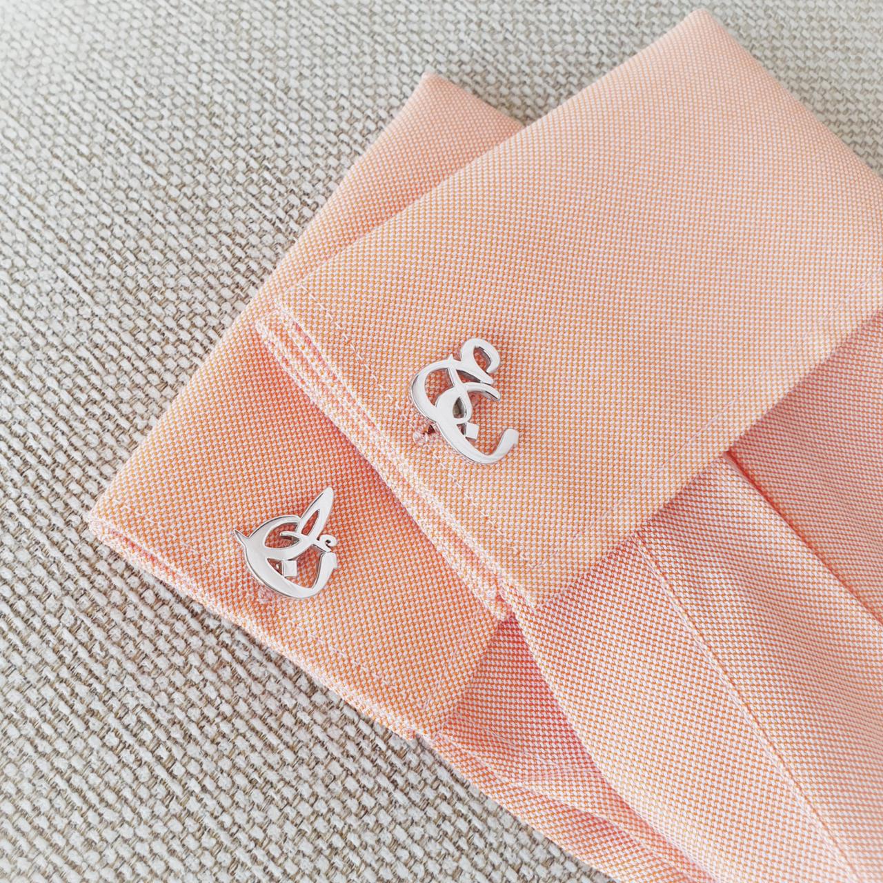 Customised Cufflinks with Arabic Letters