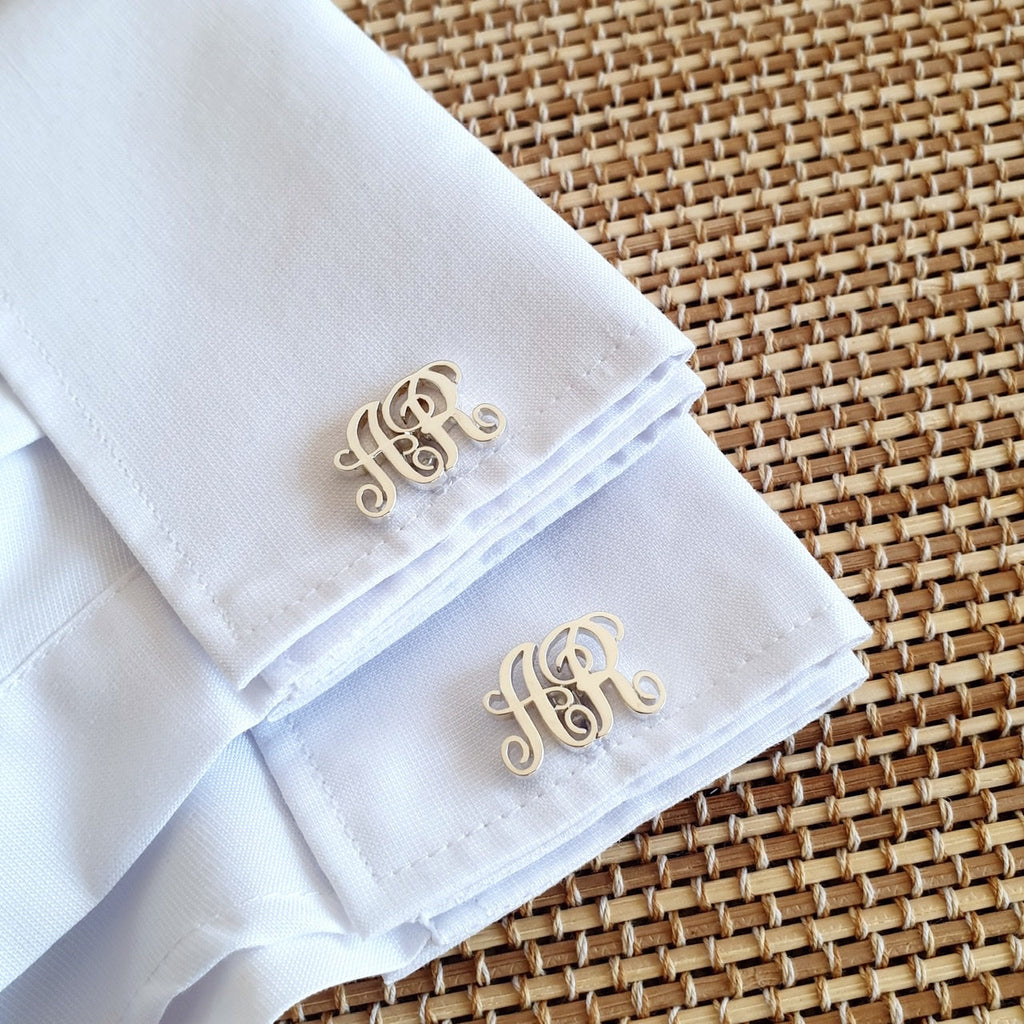 Customized Monogram Cufflinks