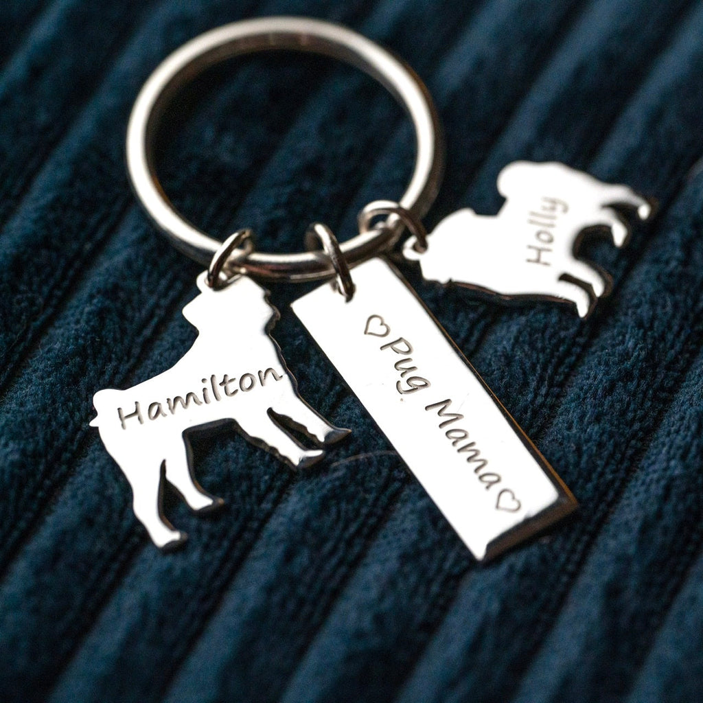 Customized Key Ring with Pet’s Charms